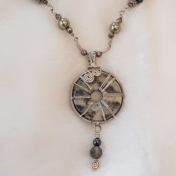 Art Fair Beaded Necklace  - Picture 3 of 10